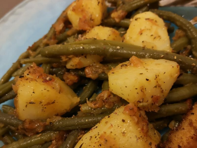 Cliquez pour zoomer ! Haricots verts à l’italienne Thermomix par Fleurette