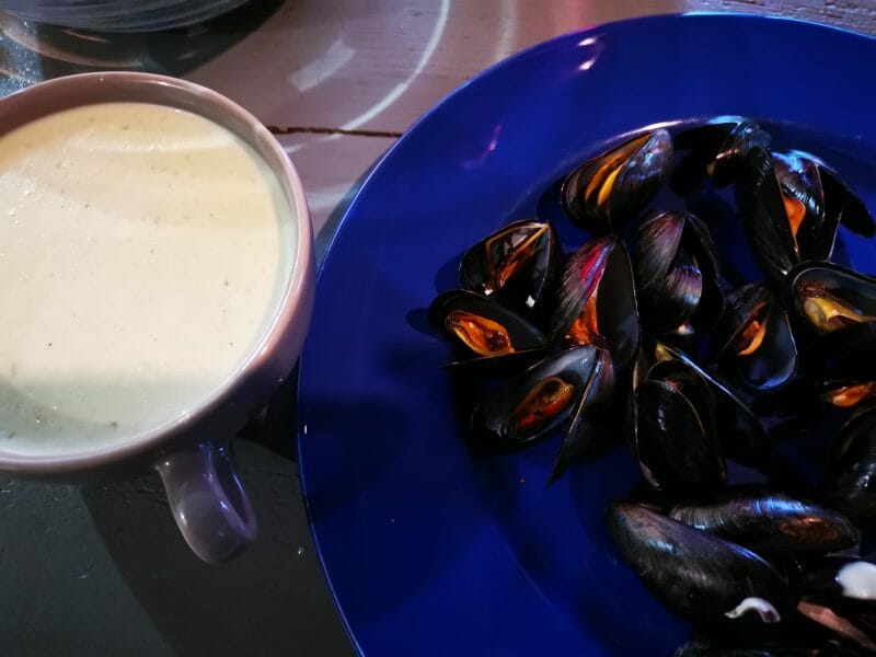 Cliquez pour zoomer ! Moules sauce au roquefort Thermomix par kikioutte