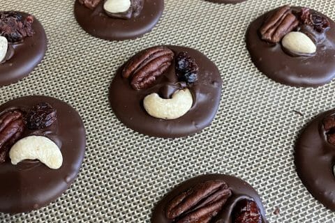 Cliquez pour zoomer ! Mendiants au chocolat Thermomix par peeters
