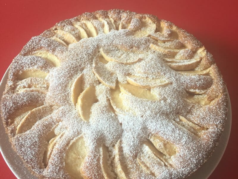 Cliquez pour zoomer ! Gâteau aux pommes et mascarpone Thermomix par sylvie13127