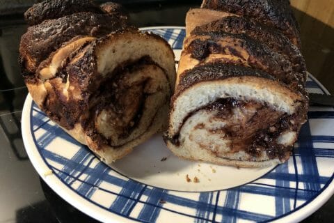 Cliquez pour zoomer ! brioche babka nutella/pralin Thermomix par sarahele