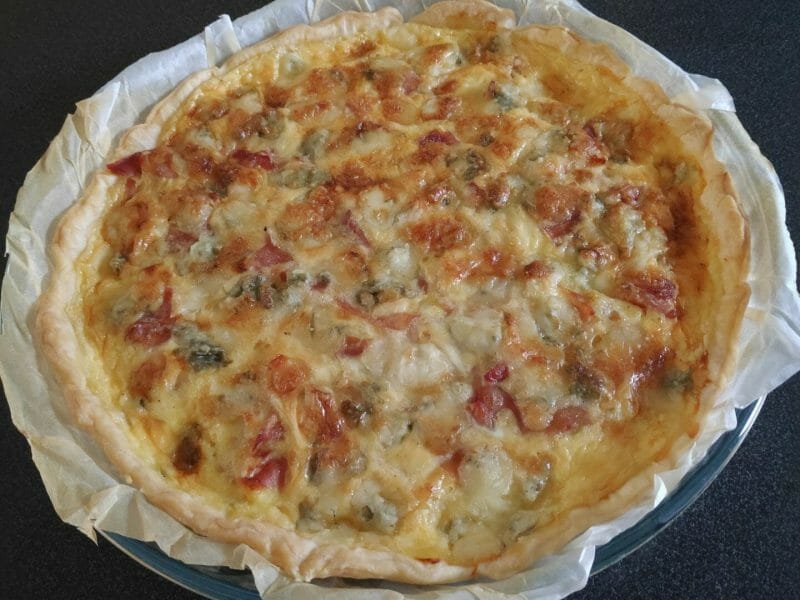 Cliquez pour zoomer ! Tarte gorgonzola et jambon de Parme Thermomix par morsyl