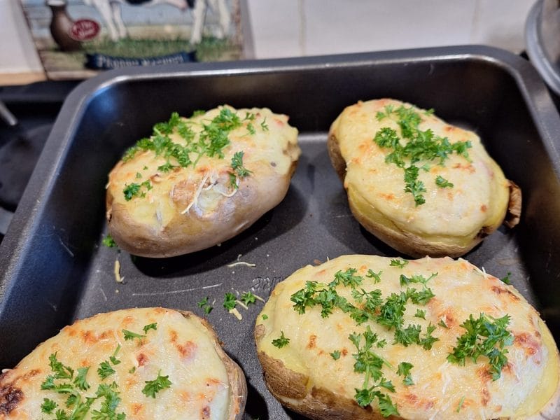 Cliquez pour zoomer ! Pommes de terre farcies à la purée d’endives et aux lardons Thermomix par mounelly