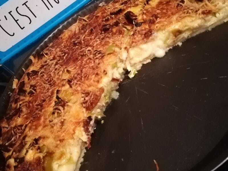 Cliquez pour zoomer ! Flamiche aux poireaux et gorgonzola Thermomix par stelly33