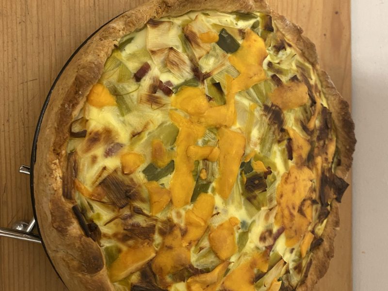 Cliquez pour zoomer ! Gâteau poireaux, lardons et fromage Thermomix par camille56380