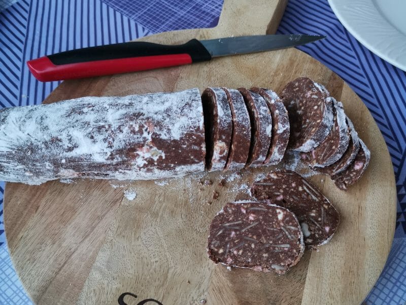 Cliquez pour zoomer ! Saucisson au chocolat Thermomix par petro01
