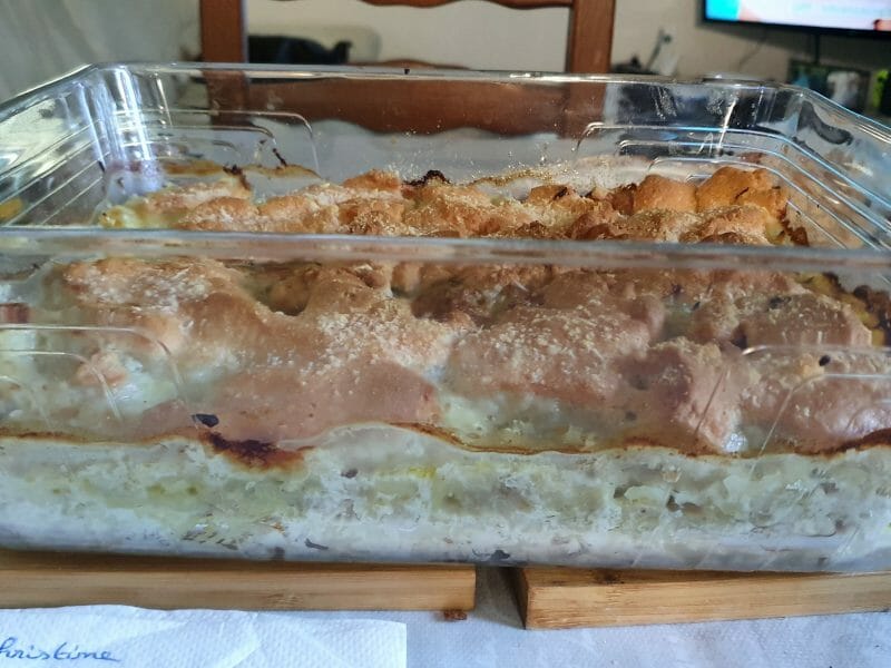 Cliquez pour zoomer ! Crumble poulet, courgettes et parmesan Thermomix par aurelie_l