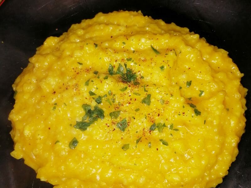Cliquez pour zoomer ! Risotto butternut et chèvre frais Thermomix par emiazur49