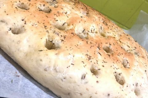 Cliquez pour zoomer ! Focaccia Thermomix par helene_26