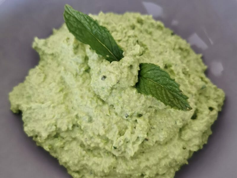 Cliquez pour zoomer ! Houmous de petits pois Thermomix par cam-kikii