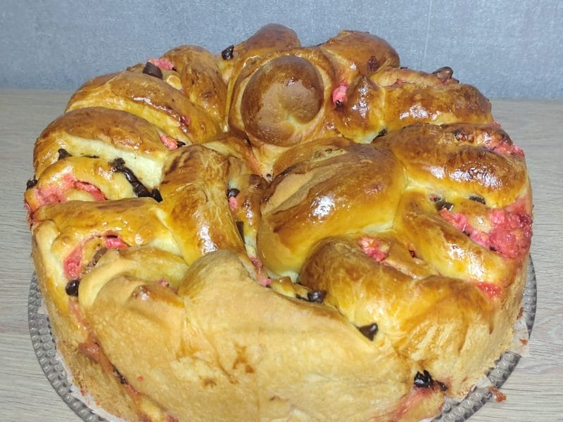 Cliquez pour zoomer ! Brioche aux pralines roses Thermomix par nat_4