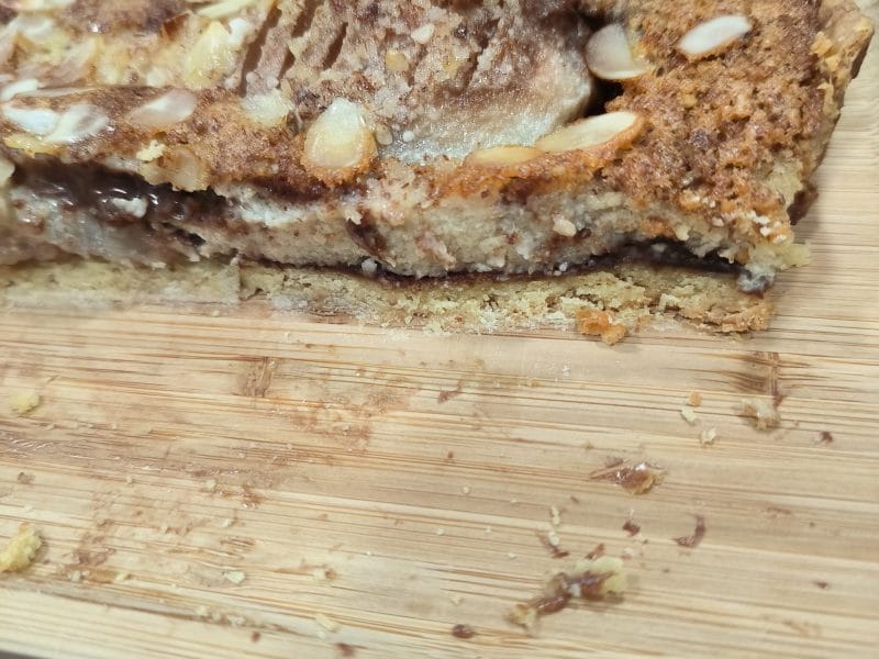 Cliquez pour zoomer ! Tarte aux poires sur lit de chocolat Thermomix par Dyos