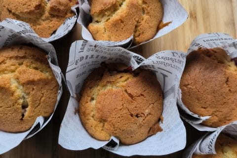 Cliquez pour zoomer ! Muffins aux fraises Thermomix par Dyos