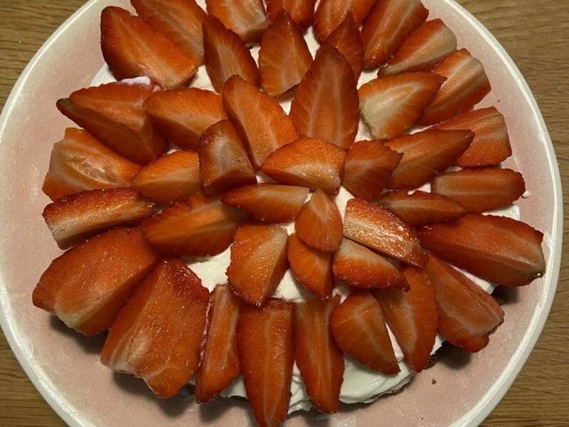 Cliquez pour zoomer ! Tarte aux fraises sans cuisson Thermomix par charlotte_32