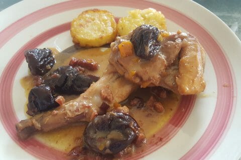 Cliquez pour zoomer ! Lapin aux pruneaux au Thermomix