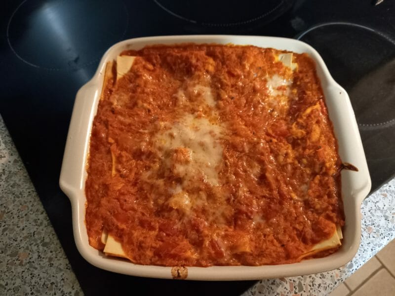 Cliquez pour zoomer ! Lasagnes au poulet et poivrons Thermomix par Transat