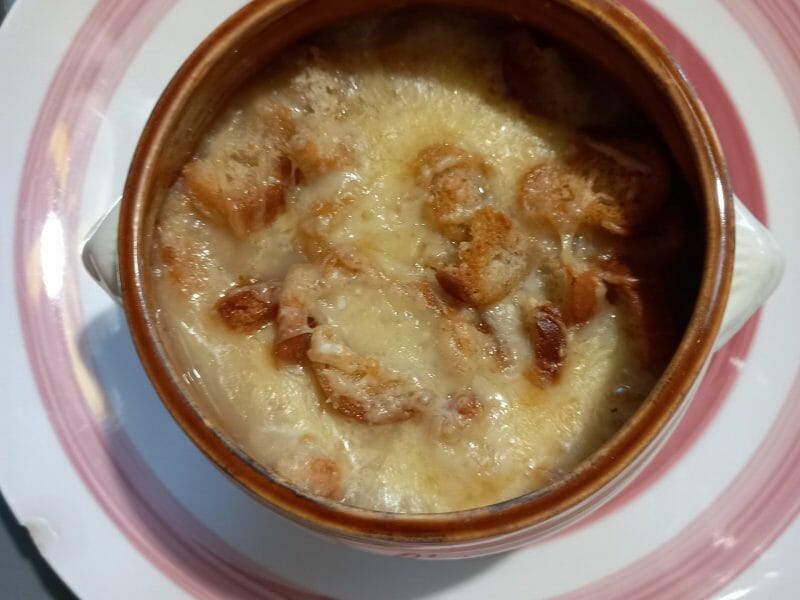 Cliquez pour zoomer ! Gratinée à l’oignon Thermomix par Transat