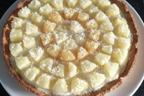 Cliquez pour zoomer ! Tarte piña colada Thermomix par JessyK21