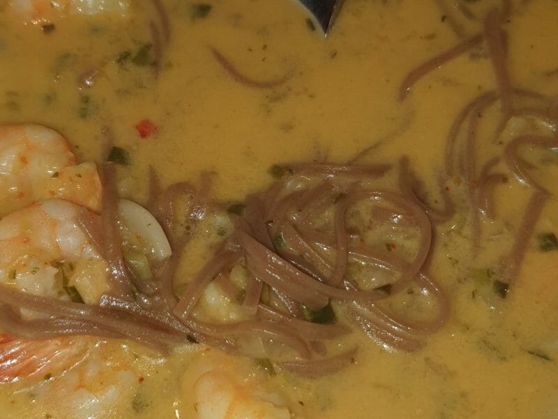 Cliquez pour zoomer ! Soupe thaï crevettes et lait de coco Thermomix par bayoun