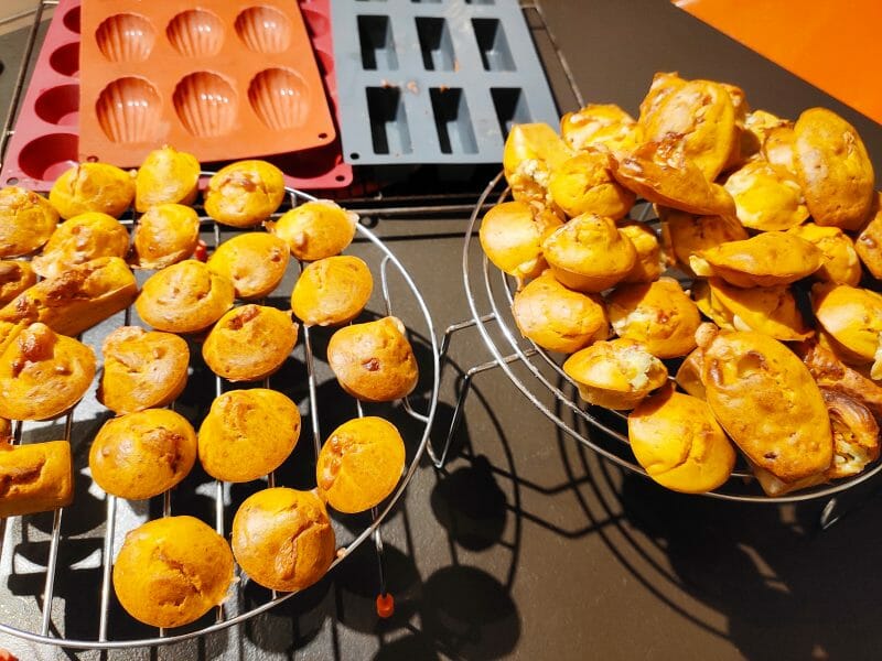 Cliquez pour zoomer ! Mini-cake au potimarron, noix et fourme de Montbrison Thermomix par popofe