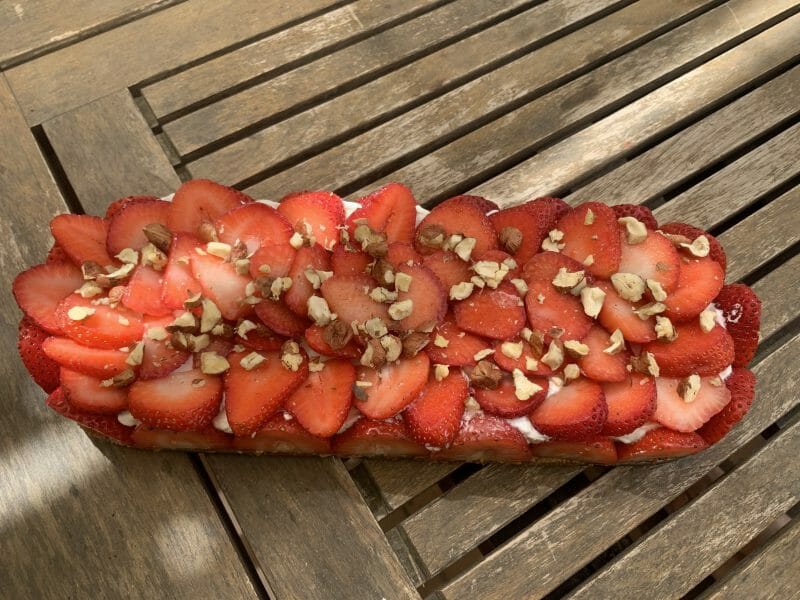 Cliquez pour zoomer ! Tarte aux fraises sans cuisson Thermomix par costeni