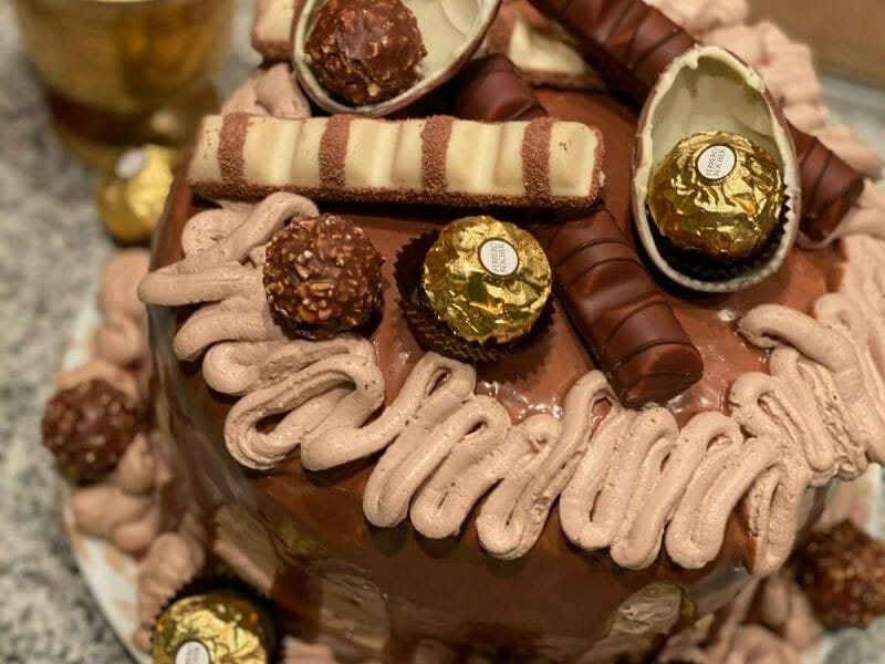 Cliquez pour zoomer ! Layer cake Kinder Bueno Thermomix par berange31