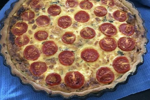 Cliquez pour zoomer ! Quiche poulet et tomates cerises Thermomix par murphy1977