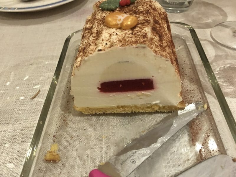 Cliquez pour zoomer ! Bûche citron et framboises Thermomix par murphy1977