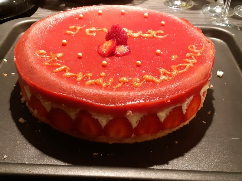 Cliquez pour zoomer ! Fraisier Thermomix par marinetms