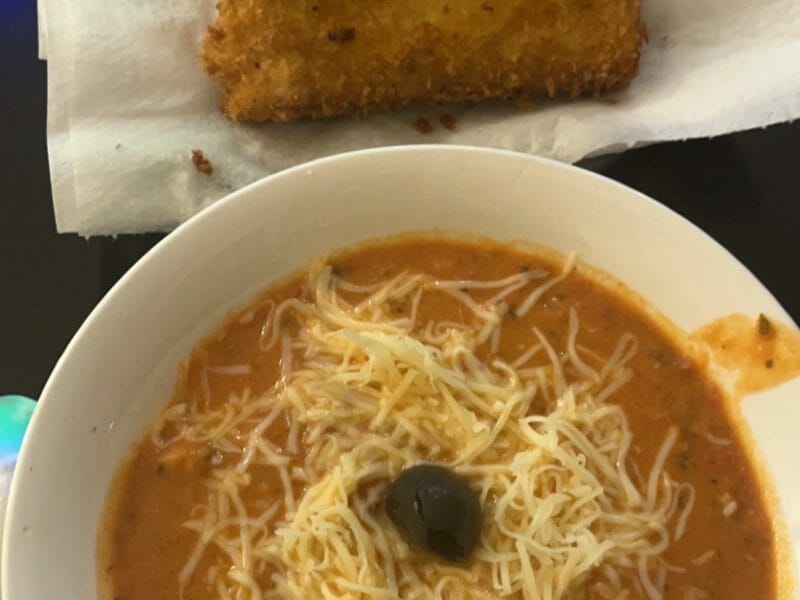 Cliquez pour zoomer ! La pizza soupe Thermomix par sohan