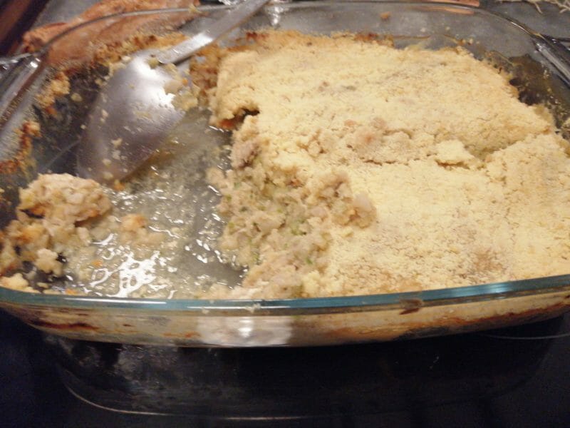 Cliquez pour zoomer ! Crumble poulet, courgettes et parmesan Thermomix par chefmariom