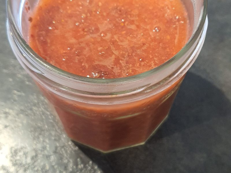 Cliquez pour zoomer ! Crufiture de fraises Thermomix par Marinesta