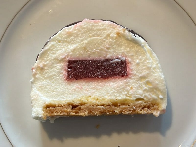 Cliquez pour zoomer ! Bûche citron et framboises Thermomix par lisa34500