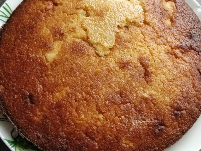 Cliquez pour zoomer ! Gâteau renversé aux pommes caramélisées Thermomix par bobylatulipe