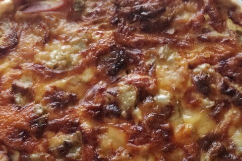 Cliquez pour zoomer ! Tarte gorgonzola et jambon de Parme Thermomix par bobylatulipe