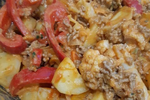 Cliquez pour zoomer ! Boeuf aux poivrons et pommes de terre Thermomix par sofi22370