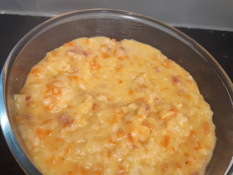 Cliquez pour zoomer ! Risotto aux carottes et parmesan Thermomix par sofi22370