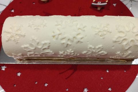 Cliquez pour zoomer ! Bûche citron et framboises Thermomix par sofi22370