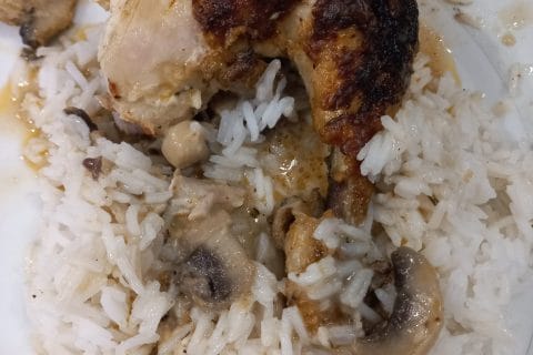 Cliquez pour zoomer ! Poulet sauce crémeuse au citron Thermomix par sofi22370