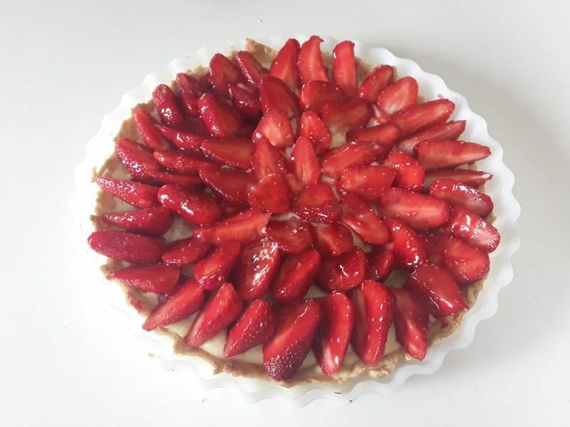 Cliquez pour zoomer ! Tarte aux fraises Thermomix par Sarah74