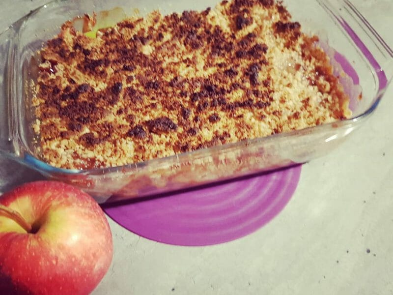 Cliquez pour zoomer ! Crumble aux Pommes Thermomix par julie34660