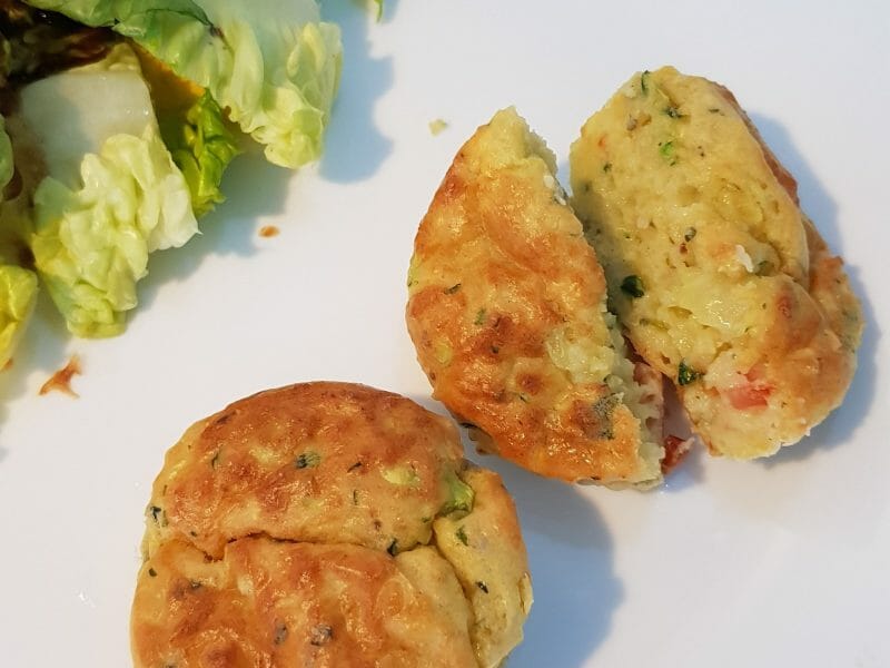 Cliquez pour zoomer ! Bouchées courgettes mozzarella Thermomix par amandine2412