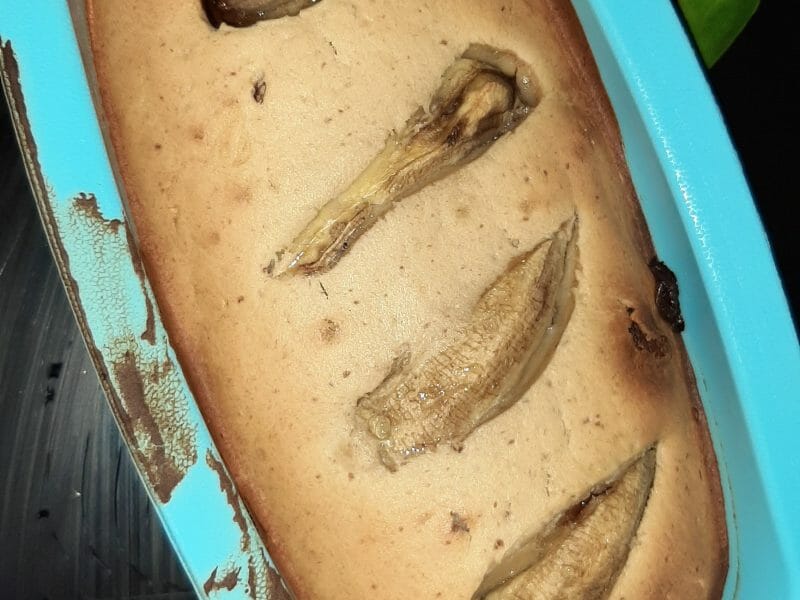 Cliquez pour zoomer ! Cake banane et pépites de chocolat Thermomix par debbyboob