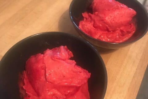 Cliquez pour zoomer ! Sorbet framboise Thermomix par fufu35