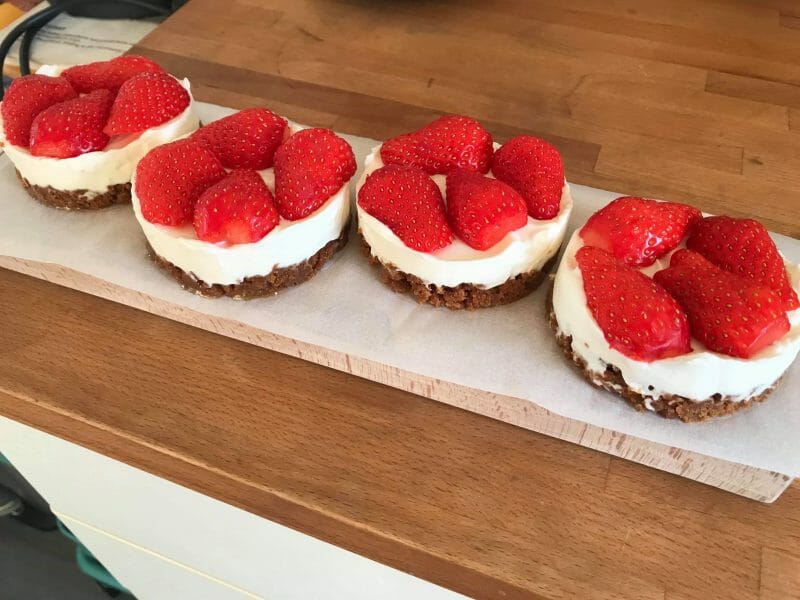 Cliquez pour zoomer ! Tarte aux fraises sans cuisson Thermomix par fufu35