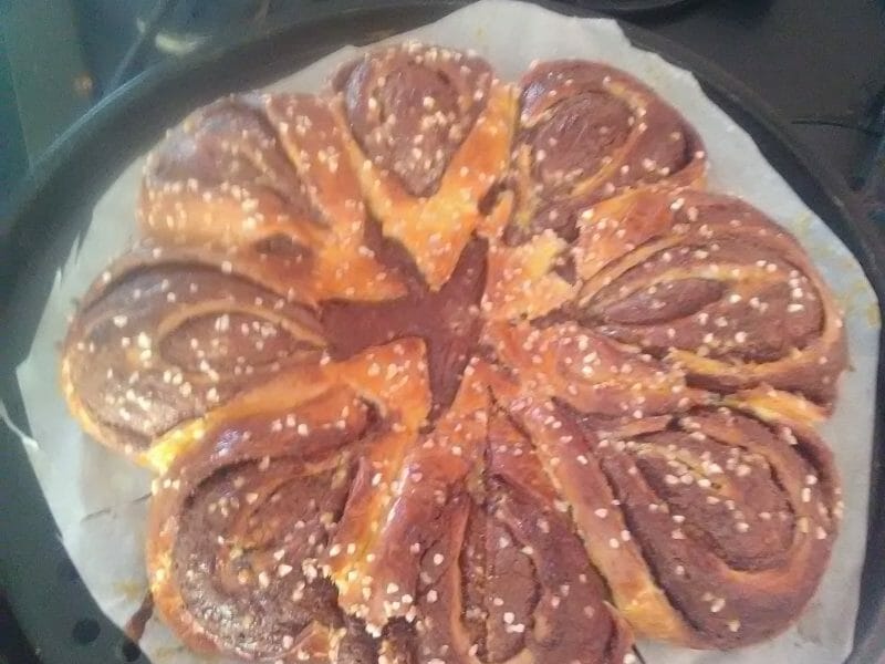 Cliquez pour zoomer ! Brioche tressée à la mie filante Thermomix par gregory26