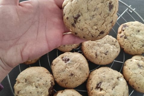 Cliquez pour zoomer ! Cookies aux pépites de chocolat blanc Thermomix par moonmo