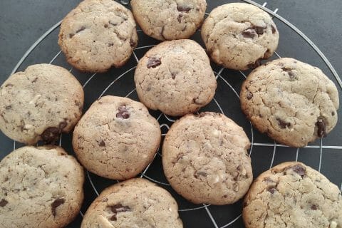 Cliquez pour zoomer ! Cookies aux pépites de chocolat blanc Thermomix par moonmo
