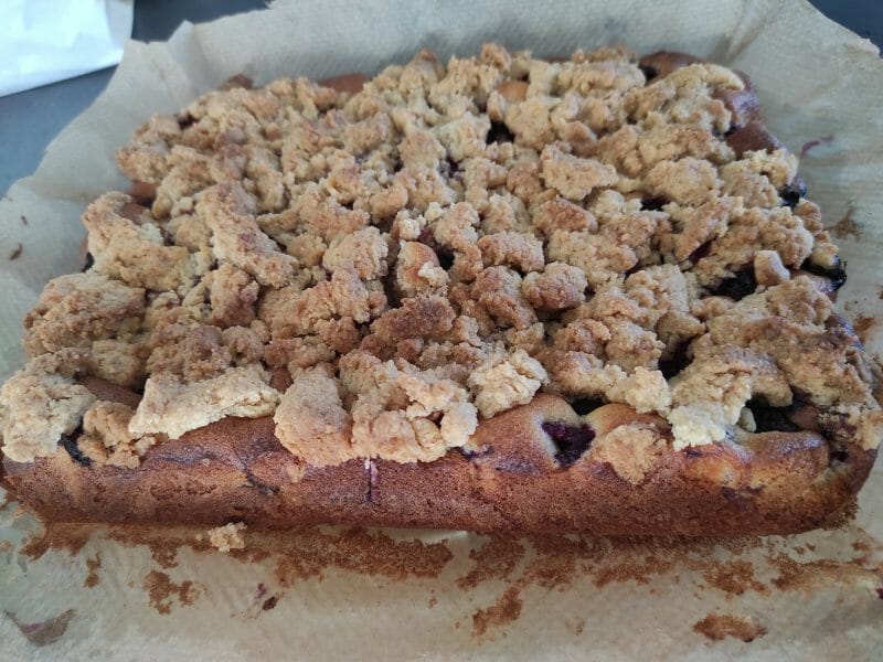 Cliquez pour zoomer ! Crumb cake framboises Thermomix par moonmo