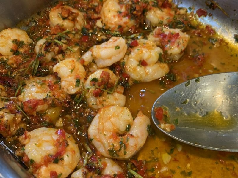 Cliquez pour zoomer ! Crevettes à l’ail Thermomix par lespetitsplatsdema